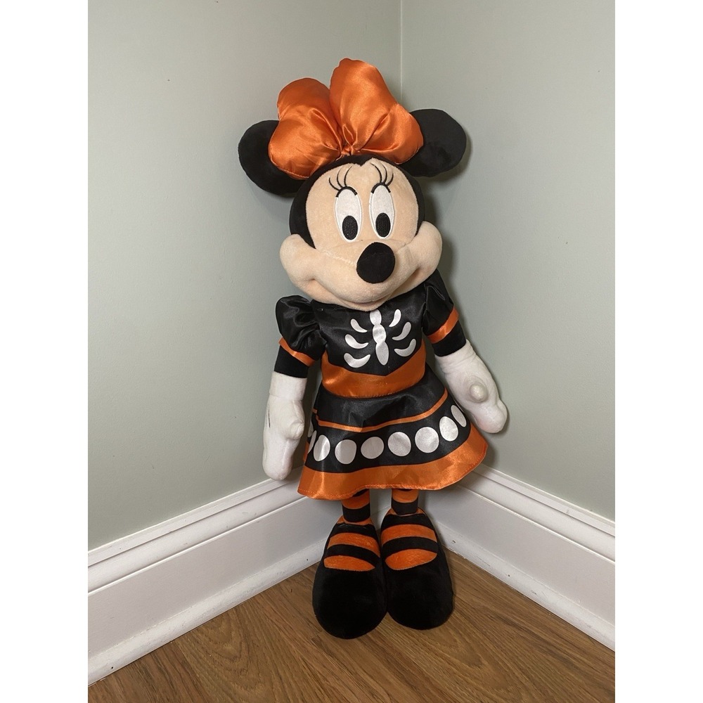 Minnie Mouse Halloween 23 inch weighted door greeter stuffed plush Walt Disney